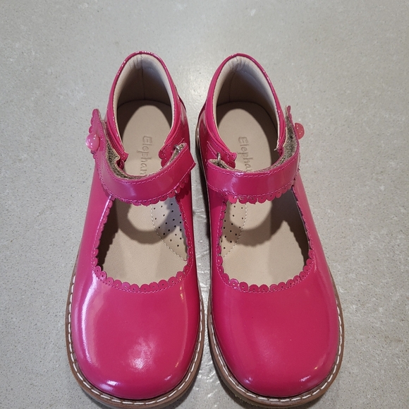 Elephantito Pink Patent Leather Mary Jane's - Picture 2 of 5
